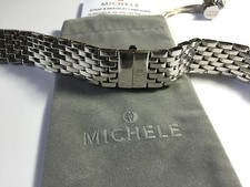 MICHELE DECO 18mm stainless steel watch bracelet  - ms18au235009 -fits deco only picture