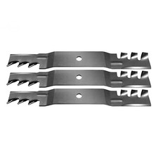 3 Pk Toothed Mulch Blade Fits Exmark 50' Quest 115-5059 115-5062 picture