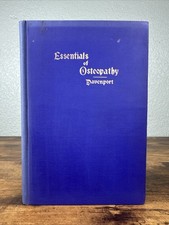 ESSENTIALS OF OSTEOPATHY, ISABEL DAVENPORT, EARLY FEMALE M.D. 1903 FIRST ED - VG picture