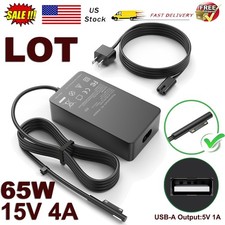 LOT 65W Charger Aadpter Model 1706 For Microsoft Surface Book Pro 3 4 5 6 7 Go picture