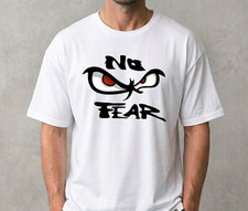 No Fear Retro Graphic T-Shirt – Vintage Style Evil Eyes Streetwear Tee picture