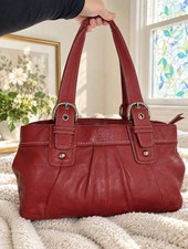 Coach Vintage Leather Shoulder Bag Women Y2K picture