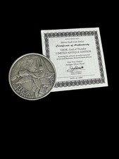 Anonymous Mint Norse God Series THOR God of Thunder 1 oz .999 Fine Silver Round picture