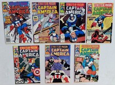 Captain America #372-378 Complete Streets of Poison Story Arc Marvel Comics 1990 picture