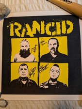 Rancid Tomorrow Never Comes band signed autographed print picture