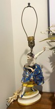 Antique German Porcelain Fanny Elssler by Aelteste-Volkstedt Crown R Mark picture
