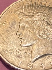 1922 Peace Silver Dollar AU/AU 55 picture