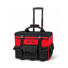 XtremepowerUS Rolling Tool Bag Wheels, 18-Inch Heavy Duty Tool Bag Organizer,... picture