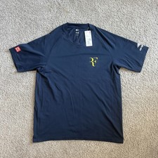 Uniqlo Roger Federer An Icon Returns To NY US Open 2026 RF Dry-EX T-Shirt LARGE picture