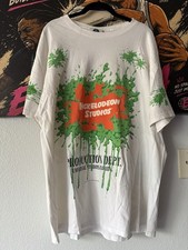 Vintage 1995 HRLA Nickelodeon Studios Slime Universal Florida Single Stitch Tee picture