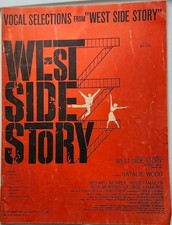 Vintage 1957 Sheet Music Vocal Selections from West Side Story 8 Songs picture
