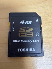 Tested [ Unused ] 4GB SD SDHC Memory Card TOSHIBA Bland #13 picture