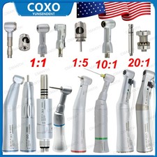 US COXO Low Speed Handpiece Dental Air Motor Contra Angle Straight 1:1 Handpiece picture