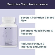 Mars Nitric Oxide Capsules 1-3 Pack Dietary Supplement for Heart Health picture