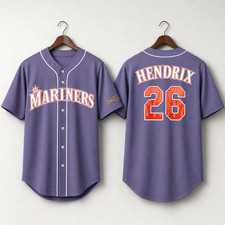 HOT ITEM 2026 Seattle Mariners Jimi Hendrix Night Jersey Giveaway S-5XL Sep 3 picture