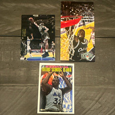 Topps 1992-93 Shaquille O'Neal Magic #386 Future Scoring Leader 3-Card Lot picture
