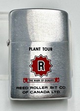 VINTAGE NOS Advertising REED ROLLER BIT 1950’s ZIPPO LIGHTER Niagara Falls Made picture