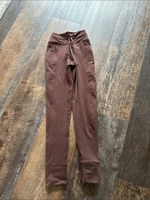 Offline by Aerie Brown Drawstring High-Waist Leggings picture