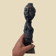 Ethiopian Hand-Carved Wooden Tribal Figure Statue 27cm picture