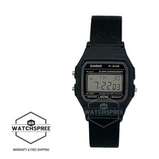 Casio Digital Black Cloth Band Watch F91WF-1A F-91WF-1A picture