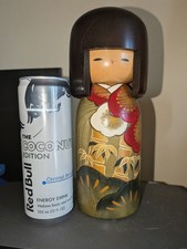 Vintage Creatve Sosaku Japanese Kokeshi by Usaburo Large 9.25