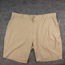 FootJoy Golf Shorts Mens 42 Tan Solid Performance Stretch Active Outdoor Classic picture