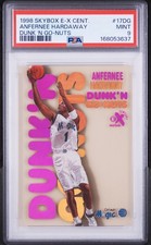 1998-99 Skybox x E-X Century Anfernee Hardaway Dunk'N Go Nuts #17DG Magic PSA 9 picture