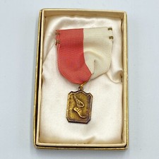 Vtg 1950's NYAC New York Athletic Club Bronze Dieges & Clust Water Polo Medal picture