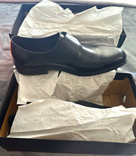 Kenneth Cole NY Leave A Message Black Leather Monk Strap Cap Toe 11.5 MED picture