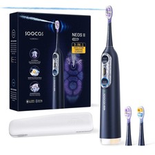 NEW SOOCAS NEOS II Ultra T04 3-in-1 Toothbrush Water Flosser Midnight Blue picture