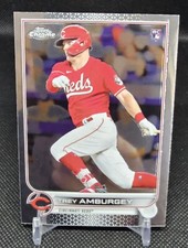 2022 Topps Chrome #61 Trey Amburgey Rookie RC Cincinnati Reds picture