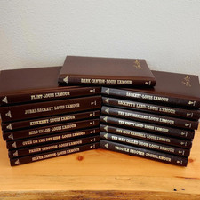 Louis L'Amour Leatherette Collection Lot of 15 Books - Sacketts Bantam Hardcover picture