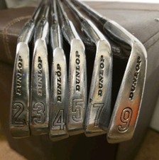 Dunlop MAXFLI USA Set Of 6 Vintage Blades ⛳ Dunlop True Temper Steel Regular picture