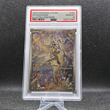 Pokémon TCG N's Reshiram 167/159 JTG Journey Together Illustration Rare PSA 10 picture