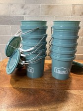 10 Lowe's TEAL 0.42 Q BPA-Free Mini Buckets With Lids Lowe’s Home Improvement picture