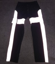 VTG Lip Service Pants Size 32 31x32 Reflective Flash Rave Goth Cyberpunk Y2K picture