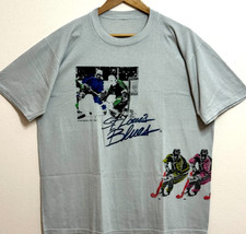 VTG 90s St Louis Blues Shirt XL 1991 Wrap Around Graphic Single Stitch NHL Fade picture