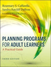 Planning Programs for Adult Learners: A Practical Guide - Paperback - GOOD picture