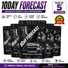 10 Day Forecast Advanced Men's Health Formula 50 Capsules Daily Nutrition Supply picture