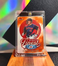2026 Munetaka Murakami Topps WORLD'S Finest Chrome ORANGE✨️ 23/25 GRADE ME✨️ picture