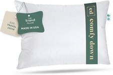 Goose Down Travel Pillow - Filled with 800 Fill Power European Goose Down picture