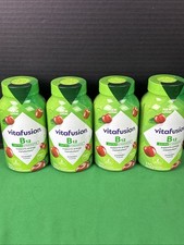 4 PK Vitafusion Extra Strength B12 Gummy Vitamins 170 Ct Each EXP 09/26 + picture