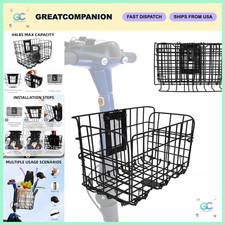 Large Foldable Front Basket for Mobility Scooters - Easy-Mount Storage for Shopp picture