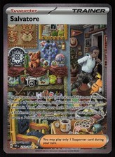 Salvatore 212/162 Temporal Forces Holo Special Illustration Rare POKEMON picture
