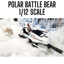 Polar Battle Bear Snowmobile, Fits G.i Joe Classified 1:12 Scale picture