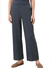 Pact Organic Cotton Airplane Pintuck Wide Leg Pant Size Large Minimalist picture