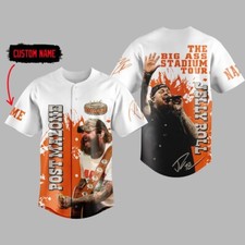 Personalized Post Malone Jelly Roll Baseball Jersey, The Big Ass Stadium Jersey picture