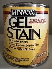 Minwax Gel Stain Honey Maple Color 1/2 Pint, 16 Fl Oz - NEW - DISCONTINUED picture