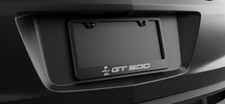 Shelby GT500 Mustang License Plate Frame White Painted, Black Stainless Steel picture