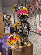 DCON Exclusive OG SLICK SIGNED CUSTOM 1 of 1 PAINTED BE@RBRICK 1000% VIDEO PROOF picture